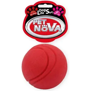 Pet Nova TPR мяч 5 см — красный резиновый игровой мяч для собак и домашних животных