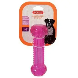 Игрушка-палка ZOLUX POP TPR 15 см розовая — жевательная и для апортировки