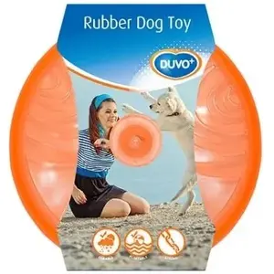 Duvo+ TPR Light-Up Floating Frisbee 20 cm — Durable Dog Toy, Model 1717002
