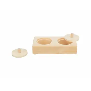 Trixie pet treat dispenser 2-in-1 wooden toy 14×3×7 cm