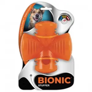 Игрушка-поилка для лакомств Bionic Stuffer 12,5 см — прочный жевательный дозатор лакомств