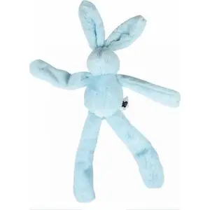 Plush Toy Duvo+ Blue Rabbit 7x46x55 cm - soft pet toy for dogs and cats