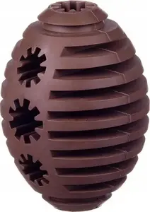 Игрушка для собак Barry King BK-15203 — в форме регби, коричневая, 7–8 см