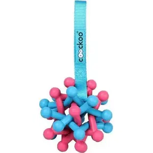 Игрушка для животных COOCKOO Zane розовая — плюшевая игрушка 20×9,5×9,5 см