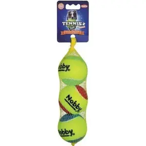 Nobby pet toy tennis ball set, model Piłka Color XS, 4 cm diameter, 3 pieces
