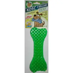 Игрушка для собак Sum Plast с шипами, 14 см — кость для жевания