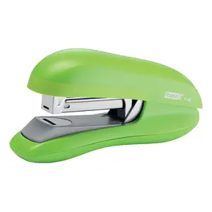 Stapler Rapid F30 — light green, flat clinch, up to 20 sheets, compact office stapler