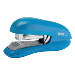 Stapler Rapid F30 — light blue, flat clinch, up to 20 sheets