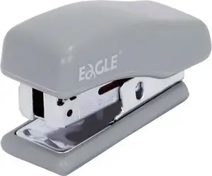 Мини-степлер Eagle ZS34EAG (модель 868), серый, компактный настольный степлер