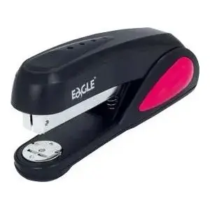 Степлер Eagle Dynamic S5104 — чёрно‑красный, ручной офисный степлер