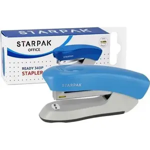 Stapler STARPAK STK ZSZ55 — desktop stapler, 12-sheet capacity, blue