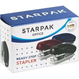 Степлер STARPAK STK-270P (STR-270CZA) — настольный офисный степлер для скоб 24/6, 24/8