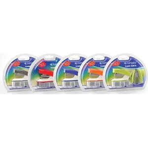 Stapler Kangaro KAT45MZ3-99 set TRENDY 45M/Z3 MIX — desktop stapler with mixed-color caps