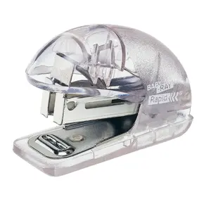 Desktop stapler Rapid Baby-Ray — 10-sheet capacity, 24/6 staples, transparent — 93×125×33 mm