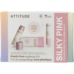 Attitude Oceanly set — Silky Pink, 3 products (personal care set)