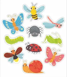 Window decorations double-sided LearnHow 'Małe...01' pack of 10 – decorative window ornaments