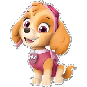 Sienas dekorācija Nickelodeon Paw Patrol — Skye, uzlīme bērnu istabai