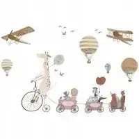 Wall Sticker Set ROOM Decor SIPO-WS63031 — Giraffe and Friends Decorative Decals