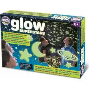 Wall stickers MG Brainstorm glowing stars set B8800 – decorative glow-in-the-dark star decals