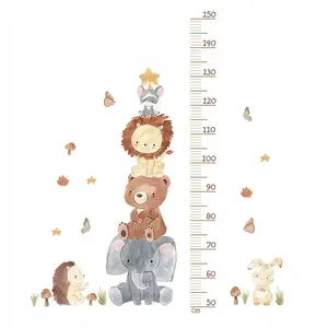 Наклейка на стену ROOM Decor SIPO-WS63043 — «Пирамида животных», декоративный декор