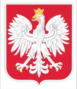 Window double-sided decoration LearnHow — Polish Coat of Arms, A3