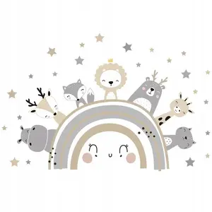 Наклейки на стену ROOM Decor SIPO-WS63030 — набор животных