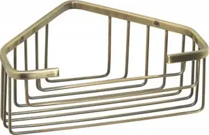 Shower corner basket Sourcing CORNER SHOWER BASKET 248344009 bronze finish