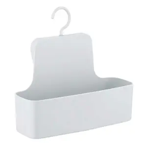 Настенная полка для ванной Wenko 23961100, белая, полиуретан/PVC, 260×90×240 мм