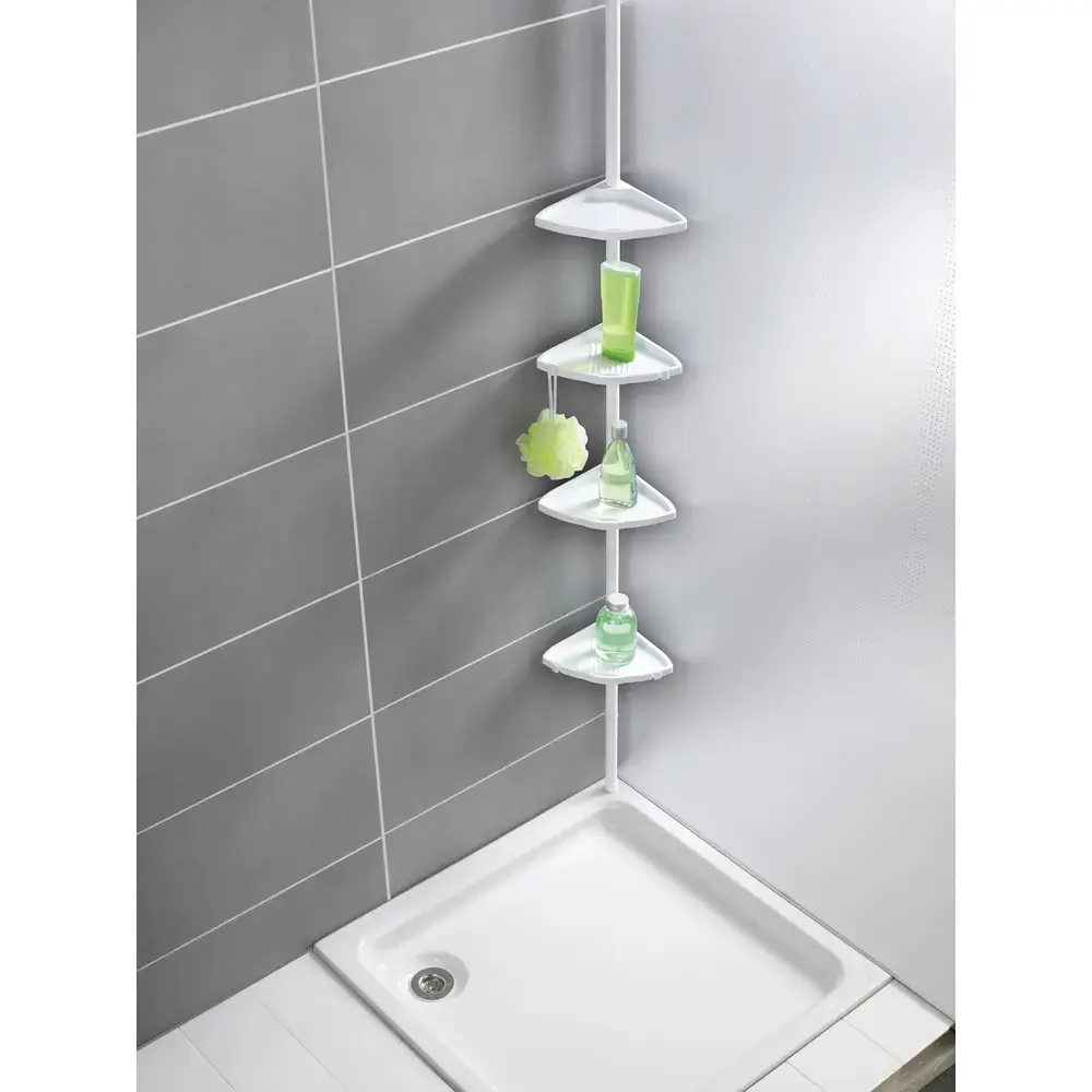Wenko Compact sienas plaukts — alumīnijs/plastmasa Photo 3