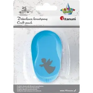 Дырокол Titanum 25 мм с изображением ангела — Titanum Dziurkacz z motywem 25mm anioł