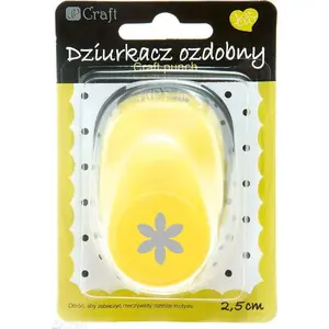 Дырокол для бумаги Dalprint DPCRAFT 2 — декоративный 2,5 см «Ромашка» (модель DZ95DLP)