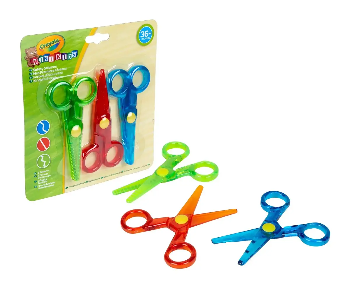 Набор безопасных ножниц Crayola Mini Kids — 3 шт. Photo 3