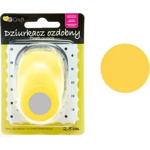 Дырокол Dalprint AD876DLP — декоративный круг 2,5 см