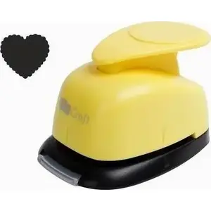 Paper punch Dalprint model 505601 — decorative 50 mm heart punch