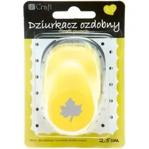Decorative paper punch Dalprint Dziurkacz ozdobny JCDZ-110.022 — leaf motif