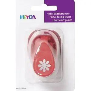 Hole puncher FANDY 17 mm decorative punch — daisy motif (medium)