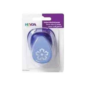 Hole punch decorative large 25 mm flower Heyda 25 mm decorative punch