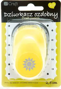Decorative sunflower embellishment 2.5 cm DP Craft (DALP1442)