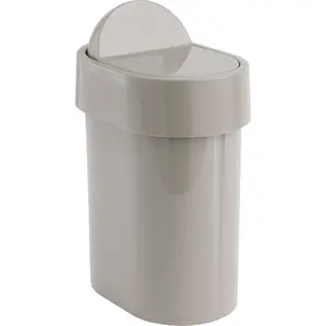 Laundry Bin Sourcing JUNIOR WASTE BIN 4.8L Beige — compact laundry/linen basket