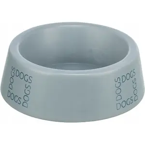 Миска для собак Trixie TX25225, керамическая, 1 л, Ø 20 см, серо-голубая