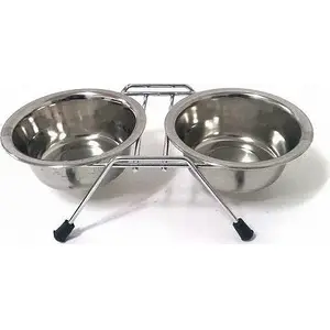 Подставка с мисками Barry King BK-18302 — миски 0.45 л, станция для кормления питомца