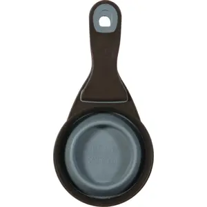 Мерная ёмкость для корма 2-в-1 с зажимом Springos Miarka M серый 19,5 x 10 см