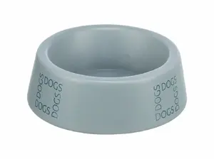 Кормушка для собак Trixie M0607298, синий/серый, объем 400 мл, диаметр 16 см