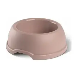 Пластиковая миска для животных Barry King Miska XS 0,25 л бежевая Ø15 см для собак и кошек