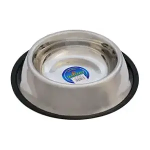 Feeding Bowl Yarro International metal with rubber base 17 cm, approx. 500 ml
