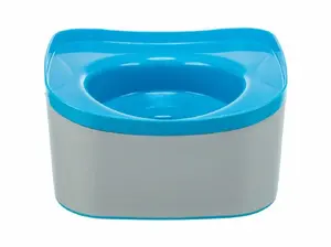 Pet Cooling Bowl Trixie M0607309 Plastic Dark Blue/Grey 21×11×21 cm
