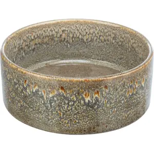 Миска для собак Trixie TRIXIE Ceramic bowl, керамическая, коричневая, Ø 16 см
