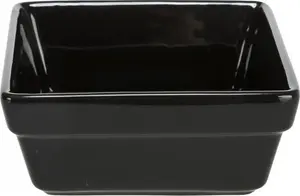Керамическая миска Trixie TX-24821 черная 0.4 л 13×6×13 см для домашних животных
