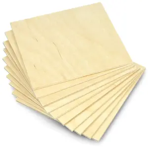 Bērza saplāksnis, biezums 3 mm, formāts 110×120 mm, komplekts 10 gab. — Static Control