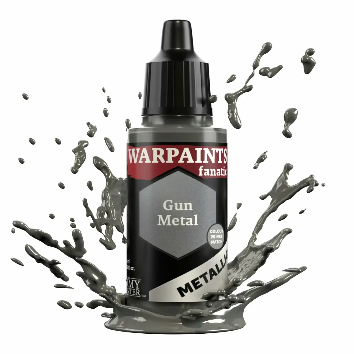 Army Painter Warpaints Fanatic Metallic — Gun Metal краска Photo 2